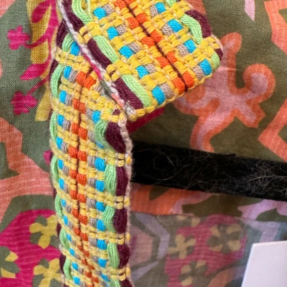 Zara‎ blouse made in Morocco colorful new w tags size small - Picture 6 of 6